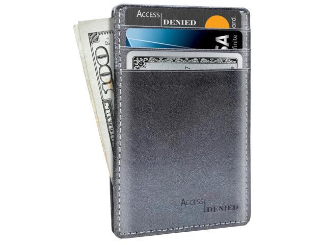 Card & ID Cases Men BapUp Minimalist Aluminum Slim Wallet Credit Card Holder Front Pocket RFID ...