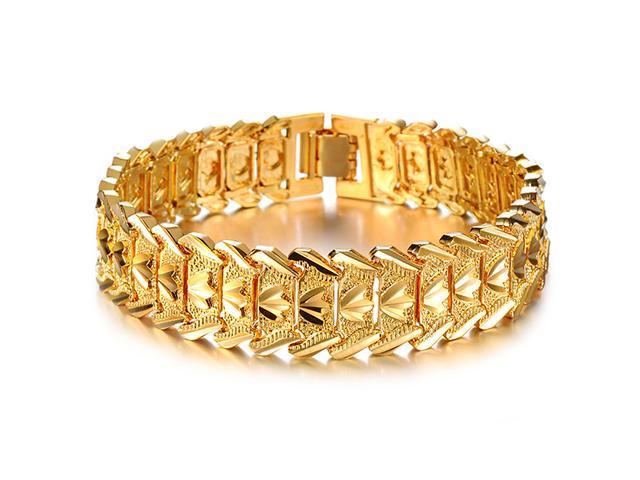 Neodymium Magnet Bracelet Strong Rare Earth Magnetic Healing Gold Plated 