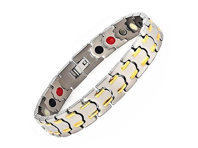 Titanium Steel Magnetic Therapy Health Bracelet Men Bangle Jewelry Christmas Birthday Gift Wristbands