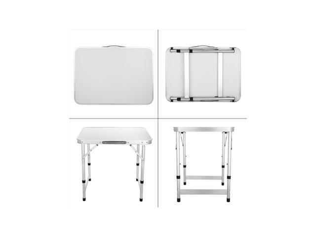 Ancheer Portable Adjustable Folding Table Outdoor Picnic Camping Newegg Com