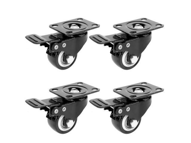 1 5 Office Chair Swivel Caster Wheels Top Plate With Lock