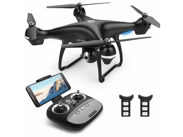 Holy Stone HS100 GPS FPV Drone with 1080P Camera and GPS Return to Home, Bonus Battery, Black