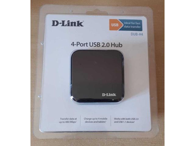 D-Link 7 Port USB 2.0 Hub (Black) - (DUB-H7) – D-Link Systems, Inc
