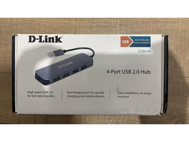 D-Link Dub-h4 4-Port USB 2.0 Hub