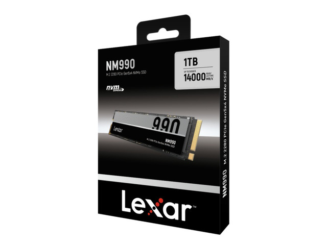 Lexar SSD LNM-990 1TB M.2 NVMe High Speed PCIe Gen 5X4 LNM990X001T-RNNNG