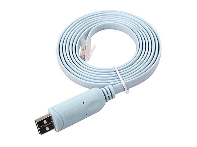 Cailiaoxindong hot-USB to RJ45 for Cisco USB Console Cable FTDI 744664241835 