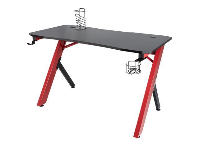 Homall Computer Desk With Carbon Fiber Surface Gaming Table Home