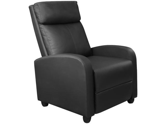 Homall Massage Recliner Chair Padded Seat Black Pu Leather