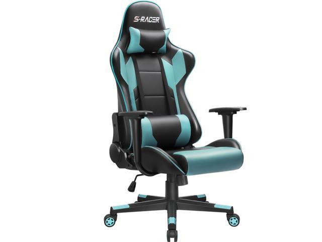 Ergonomic Office Gaming Desk Executive Chair Leather Swivel Computer Chair 