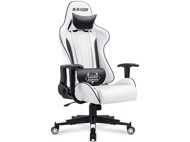 PC Gaming Chair Ergonomic High-Back Office Chair Desk Chair Executive PU Leather 