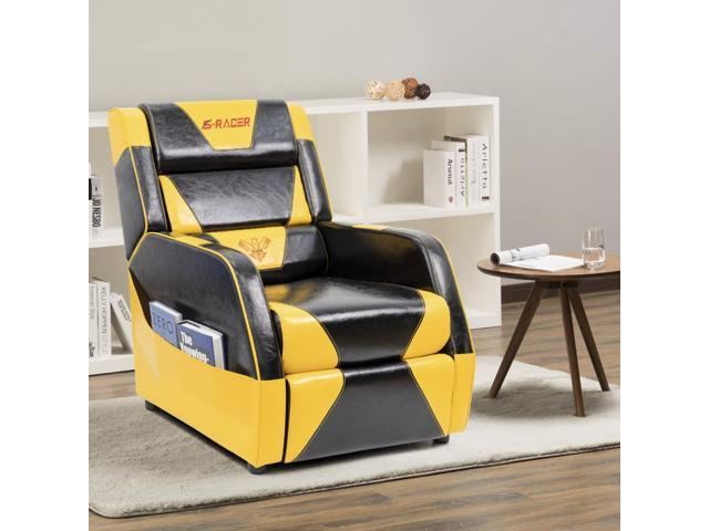 Homall Gaming Recliner Chair Living Room Sofa Single Recliner Pu