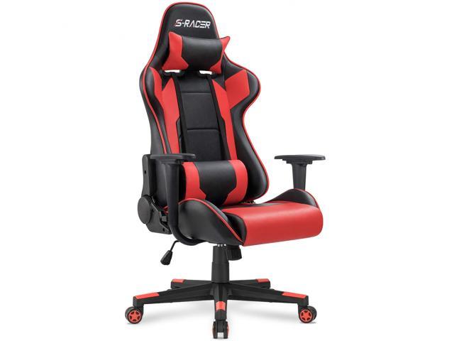 Homall Gaming Chair Racing Style High Back With Premium Pu Leather