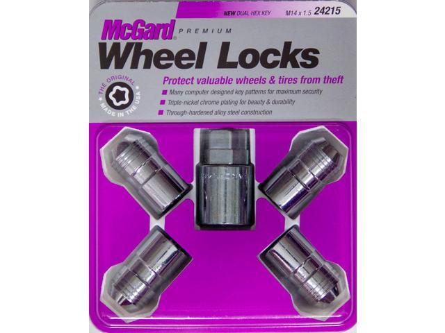 MCGARD Zinc Oxide 12 mmx1.50 Thread Cone Seat Premium Wheel Lock 4 pc P/N 24012