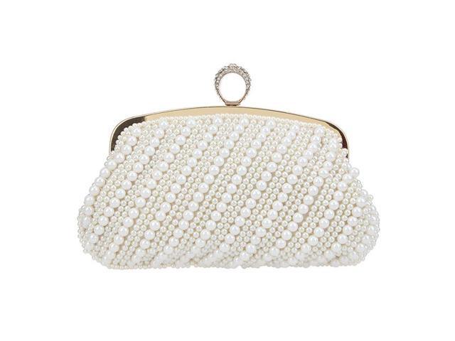 pearl clutch purse