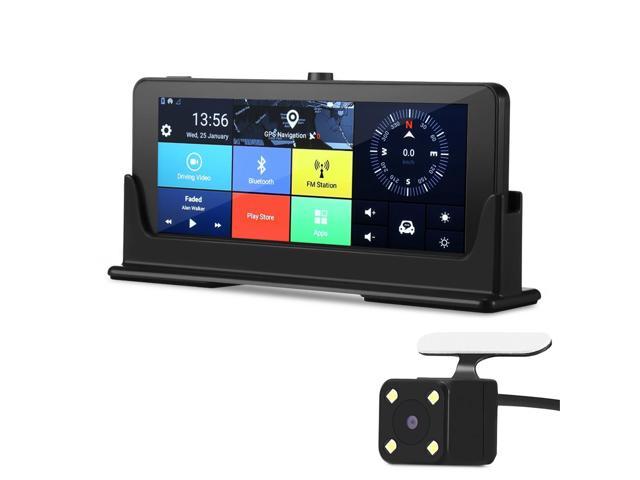 7" 1080P HD Rearview Mirror Android 5.0 GPS Navigation Bluetooth WIFI 3G Car DVR 