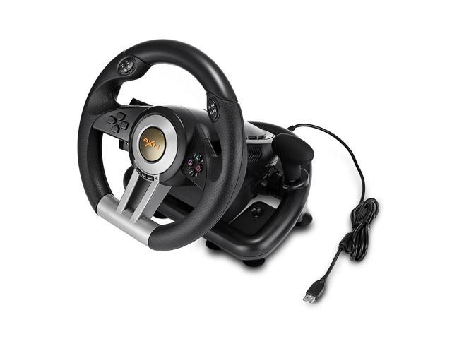 PXN V3II PC Racing Wheel， USB Car Race Game Steering Wheel with Pedals for Windows  PC/PS3/PS4/Xbox One/Nintendo Switch 売りオンラインストア