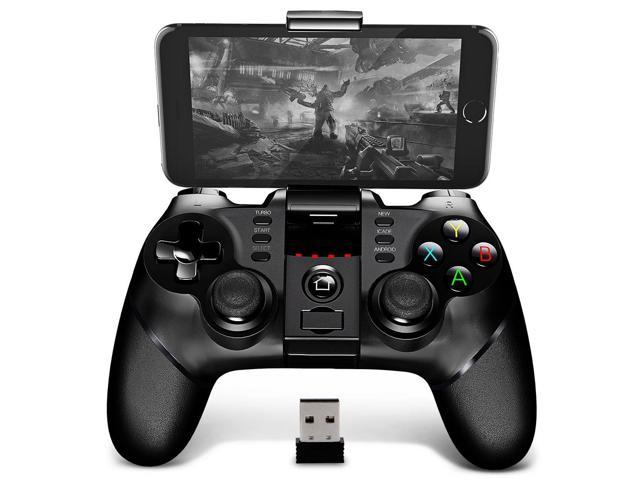 Game Controller Bluetooth Gamepad Joystick With Bracket 2 4g Wireless Receiver For Android Smart Phones Tablet Smart Tv Tv Box Ps3 Newegg Com