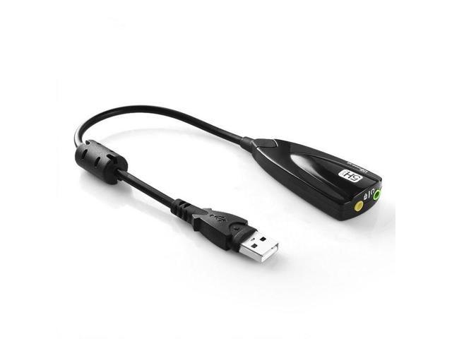 External USB 2.0 To 3D Virtual Audio Sound Card Adapter Converter 7.1 CH Quality 