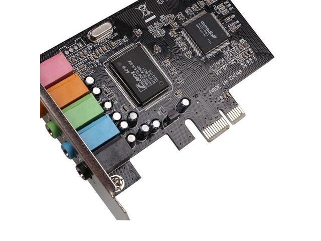 New PCI Express x1 PCI-E 5.1ch CMI8738 Chipset Audio Digital Sound Card ...