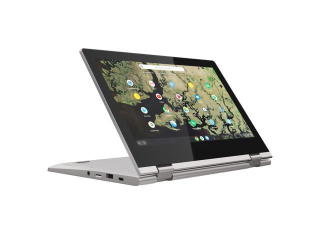 Lenovo ChromeBook C340 11.6 Chrome Touch Laptop, Intel Celeron N4000 Dual-Core Processor, 4GB Memory, 32GB eMMC, Chrome OS - 81TA0010US - Platinum Grey