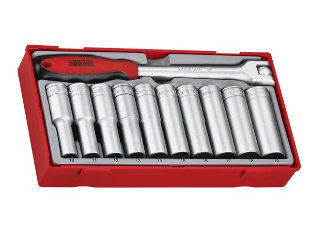T1424S 24 Piece 1/4 inch Drive Socket Set Teng Tools T1424S 24 Piece 1/4 inch Drive Socket Set Teng Tools