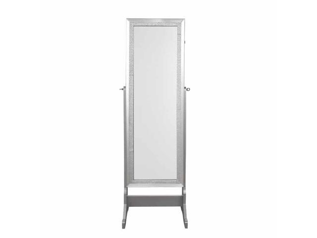 Bling Classic Silver Full Length Jewelry Cheval Armoire Makeup