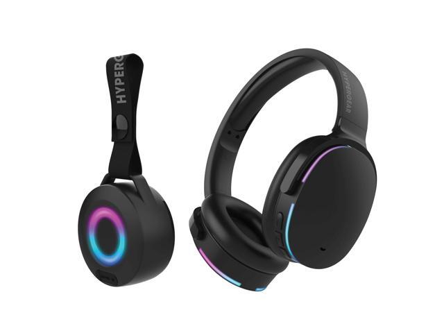 HyperGear Audio Essentials Headphones and Speaker Duo Black
