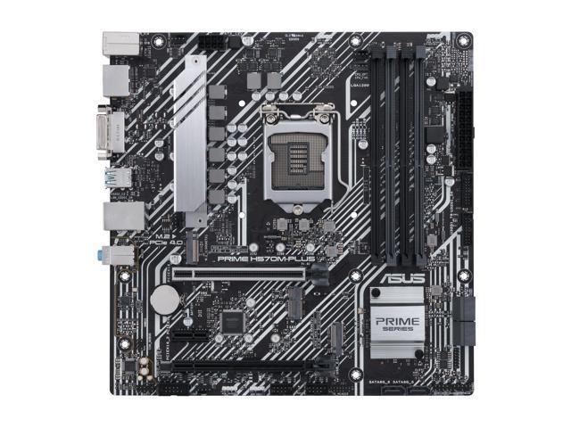 ASUS PRIME H570M-PLUS/CSM Intel H570 1200 LGA MicroATX M.2 Desktop Motherboard B