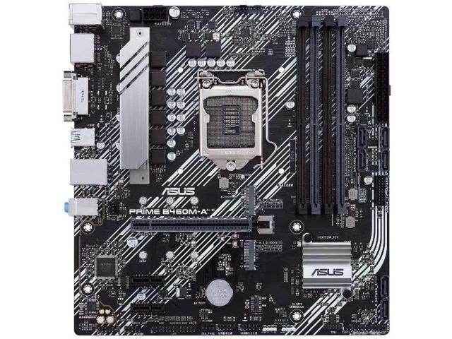 ASUS PRIME B460M-A Intel Z490 1200 LGA MicroATX M.2 Desktop Motherboard A