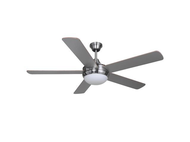 Hardware House Riverchase 52 Dual Mount Ceiling Fan Satin Nickel