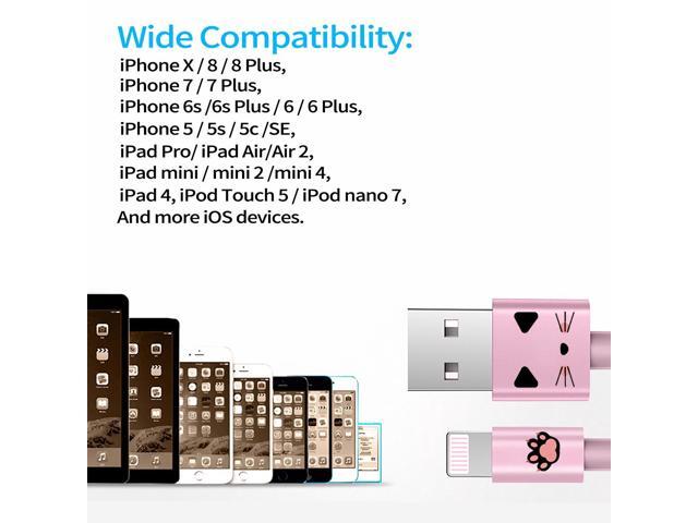 HanTop Lightning Cable, iPhone Charger 3PACK 5Feet Nylon Braided Charging Cable Cord Lightning to USB Cable Charger Compatible with Apple iPhone HanTop Lightning Cable, iPhone Charger 3PACK 5Feet Nylon Braided Charging Cable Cord Lightning to USB Cable Charger Compatible with Apple iPhone