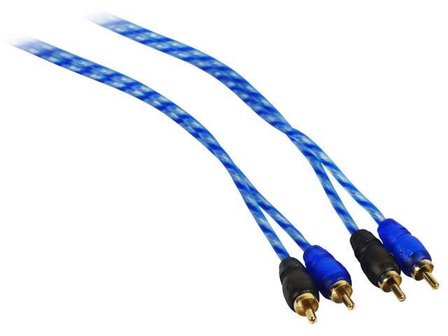 Rockville RWK81 8 Gauge Complete Amp Installation Wire Kit with 100/% Copper RCA