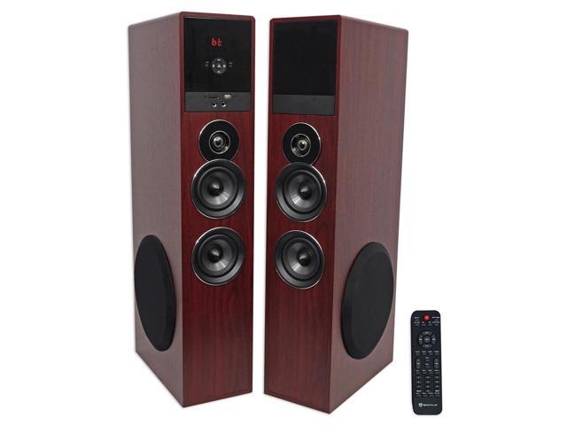 rockville bluetooth tower speakers