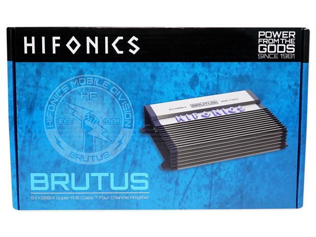 Hifonics BXX800.4 Brutus 800W 4-Channel Car Audio Amplifer