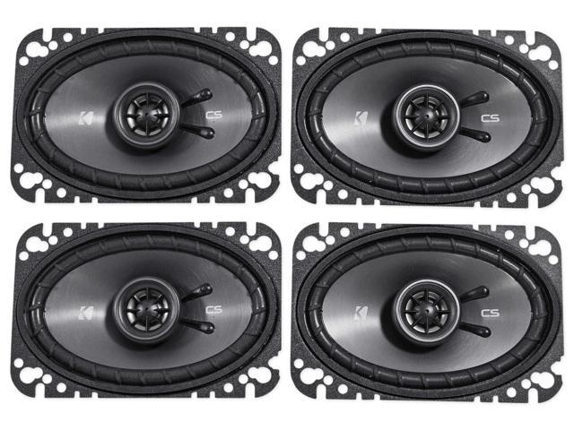 4) 43CSC464 4"x6" 4x6 600 Watt 4-Ohm 2-Way Car Speakers CSC464 Newegg.com