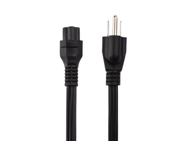 3Ft. (3 Feet) 3-Prong Notebook AC Power Cord Cable for Dell, Lenovo, HP, Sony
