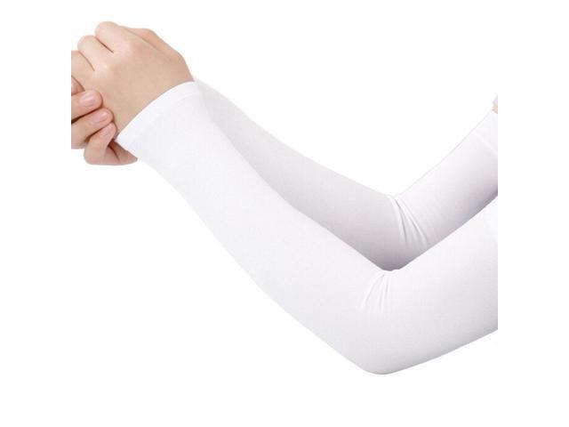 CA Unisex Outdoor Ice Arm Sleeves Sport Cooling Cover UV Sun Protection Sleeve