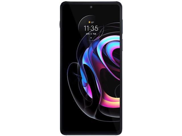 Motorola Edge 20 Pro, 6.7" OLED Display, 256GB + 12GB RAM, 108MP Camera, (Only GSM | No CDMA) Factory Unlocked 5G Smartphone, Dual-SIM, International Version - (Midnight Blue)