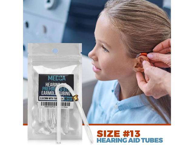 6PCS Preformed Tubing BTE Hearing Aid Earmold Tubes Choose From 3.5 Mm And 3.2 Mm OD