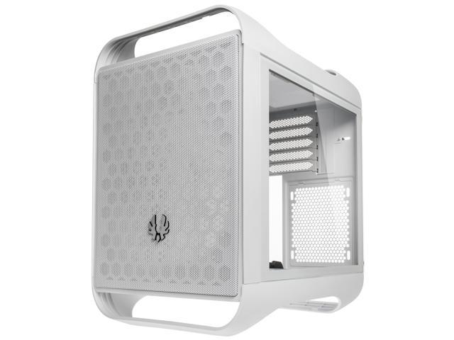 BitFenix Prodigy M 2022 mATX/Mini-ITX Gaming PC Case, RTX 3090 or RX 6900 XT Ready, Vertical GPU and Water Cooling Mounting, Tempered Glass, USB Type-C and 2X USB 3.0 Type-A, White