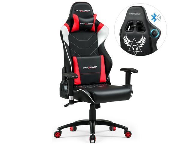 Gtracing Music Gaming Chair With Bluetooth Speaker Patented Audio Racing Office Chair Heavy Duty 400lbs Ergonomic Multi Function E Sports Chair For