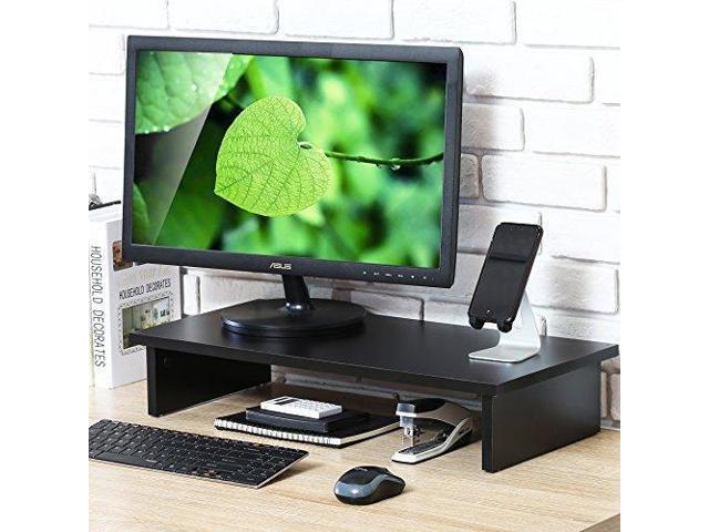 Fitueyes Computer Monitor Stand Tv Shelf Riser 4 7 High Elevated Desktop For Xbox One Component Flat Screen Newegg Com