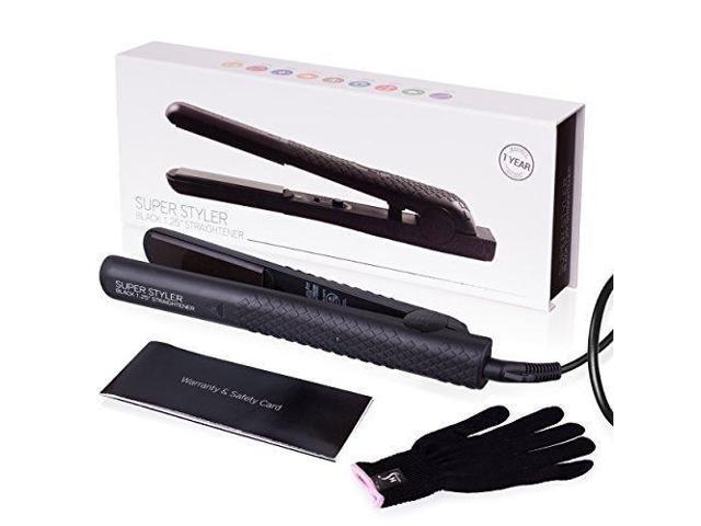 Herstyler Superstyler Onyx Ceramic Flat Iron Hair Straightener