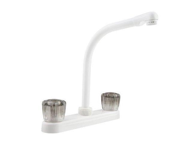 Dura Faucet Df Pk210s Wt Hi Rise Rv Kitchen White Finish