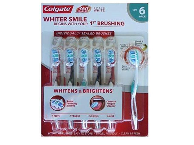 colgate 360 advanced optic white toothbrush