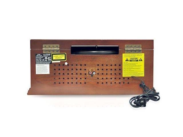 Pyle PTCD4BT Bluetooth Classic Style Record Player Turntable CD//Cassette Player