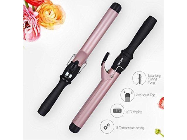 Inkint Curling Iron 32mm 1 25 Inch Ceramic Curling Wand Lcd Screen