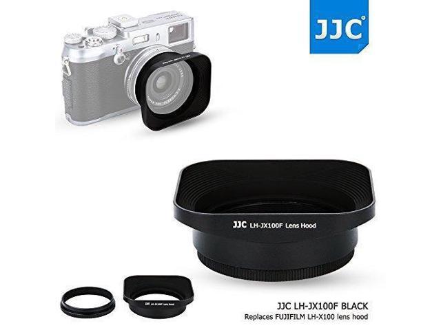 JJC 2in1 Lens Hood & Adapter Ring for Fujifilm X100 X100F X100S X100T as AR-X100