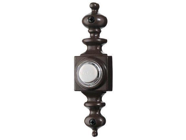 Nutone Pb4lbr Wired Lighted Door Chime Push On Oil Rubbed Wired Lighted Door Chime Push On