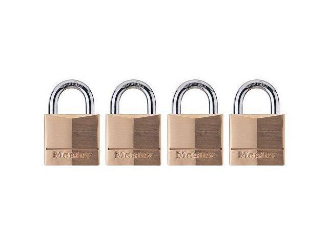 Padlock 40mm Brass Key Padlocks Shackle 6mm x 22mm Indoor//Outdoor Brass Locks